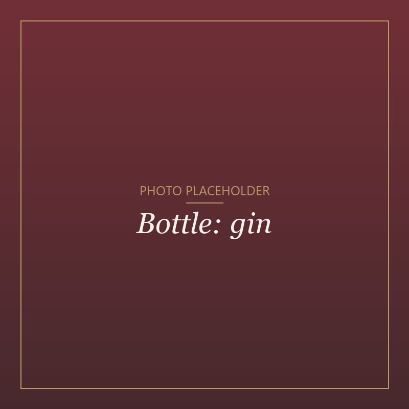 Placeholder for gin bottle photo